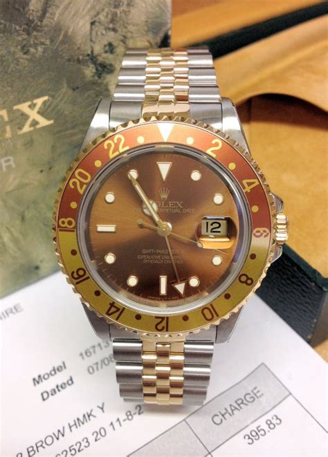 rolex gmt occhio di tigre replica|Insider: The Iconic Rolex GMT Master Nipple Dial 'Rootbeer' ref..